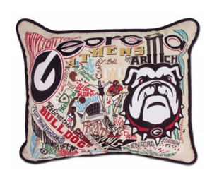 Georgia Hand-Embroidered Pillow