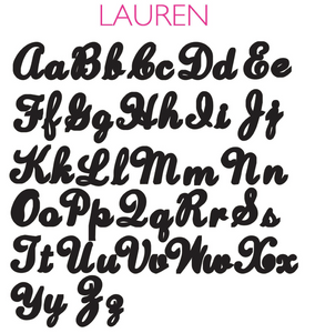 Acrylic Lauren Nameplate Necklace