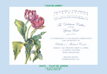 "Tulips De Jardin" Floral Invitation