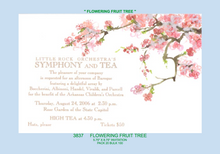 Pink "Flowering Fruit Tree" Spring Invitation
