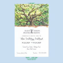 "Live Oak Tree" Party Invitation