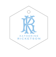 Kensington Duo Personalized Gift Tag - T237