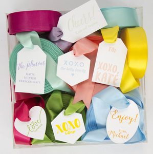 His, Hers & Ours Personalized Gift Tag - T207
