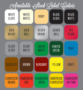 Water Bottle Labels