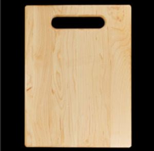 Handle Hardwood Serving Board 12" x 9"