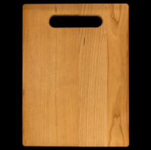 Handle Hardwood Serving Board 12" x 9"