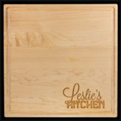 Square Hardwood Serving Board 12