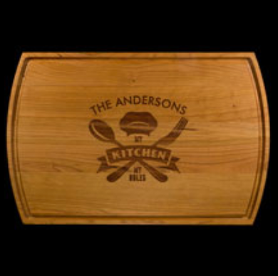 Groove Hardwood Serving Board 16