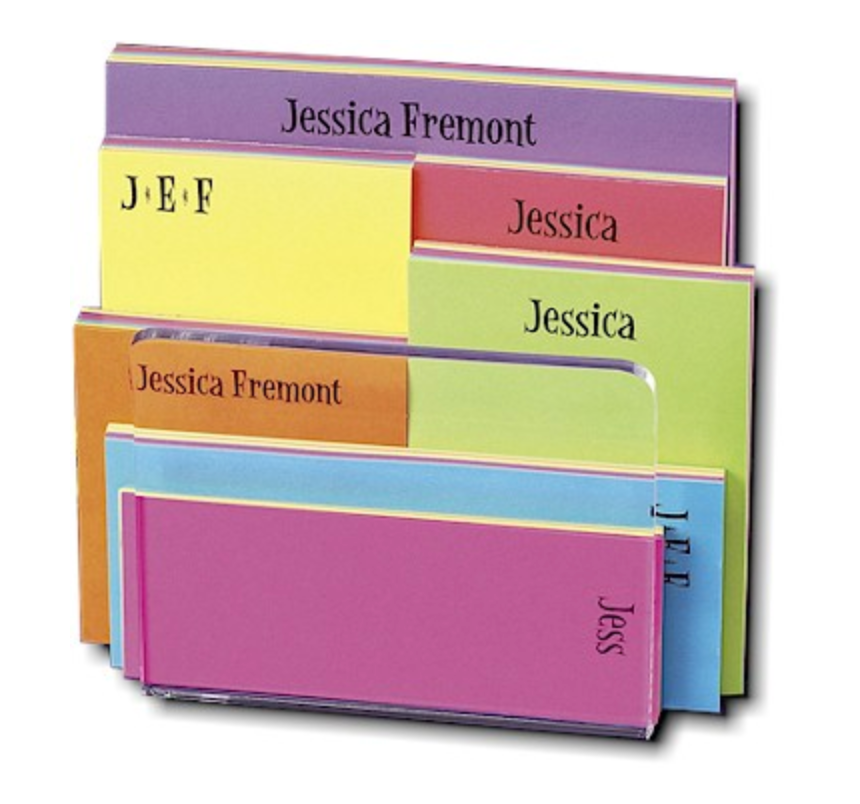 Paper Rainbow Personalized Notepad Set