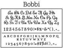 Bobbi Return Address Rectangle Self-Inking Stamper or Hand Stamp