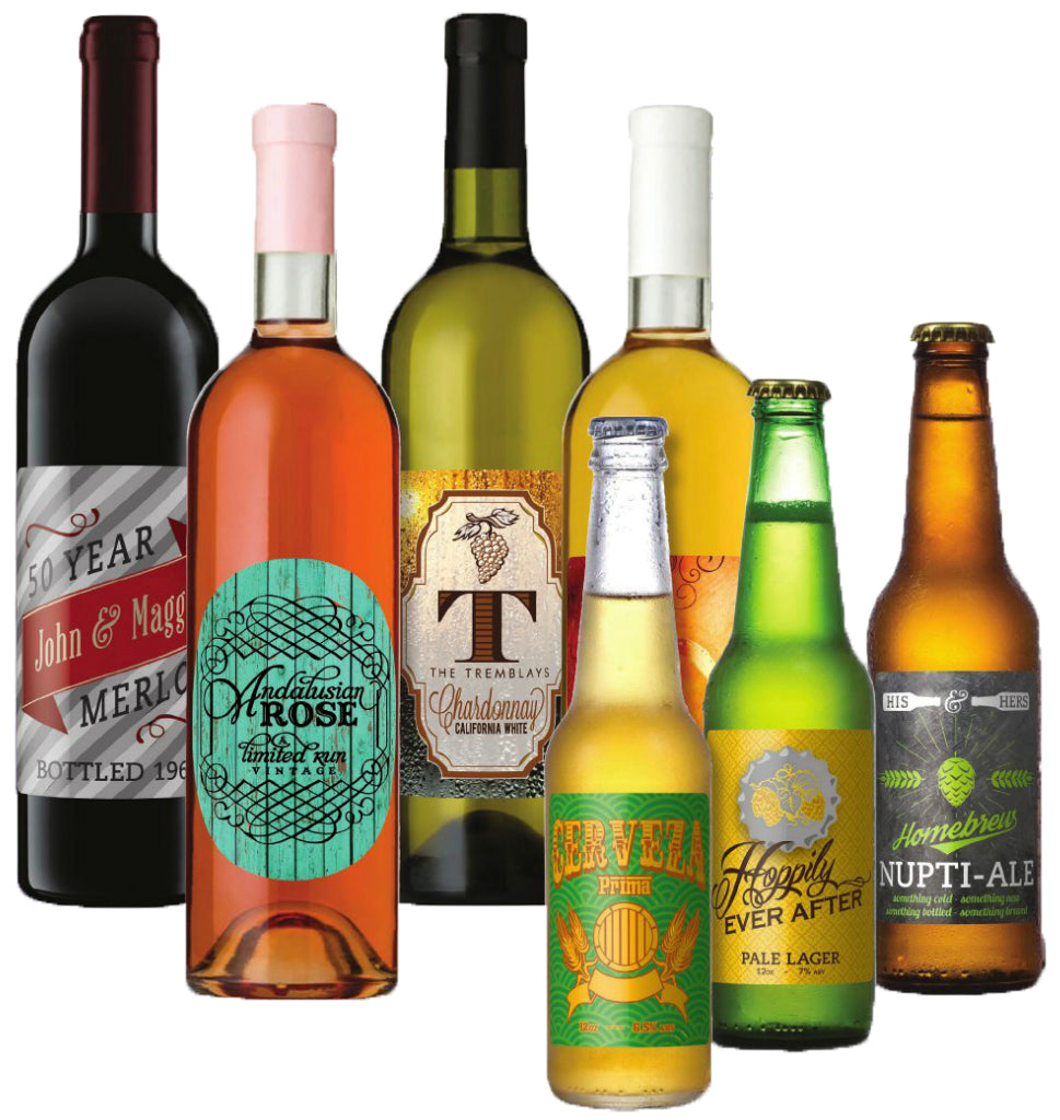 Wine & Beer Bottle Labels