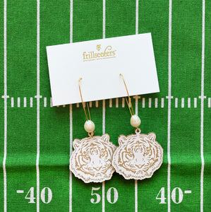 Tiger Game Day Earrings