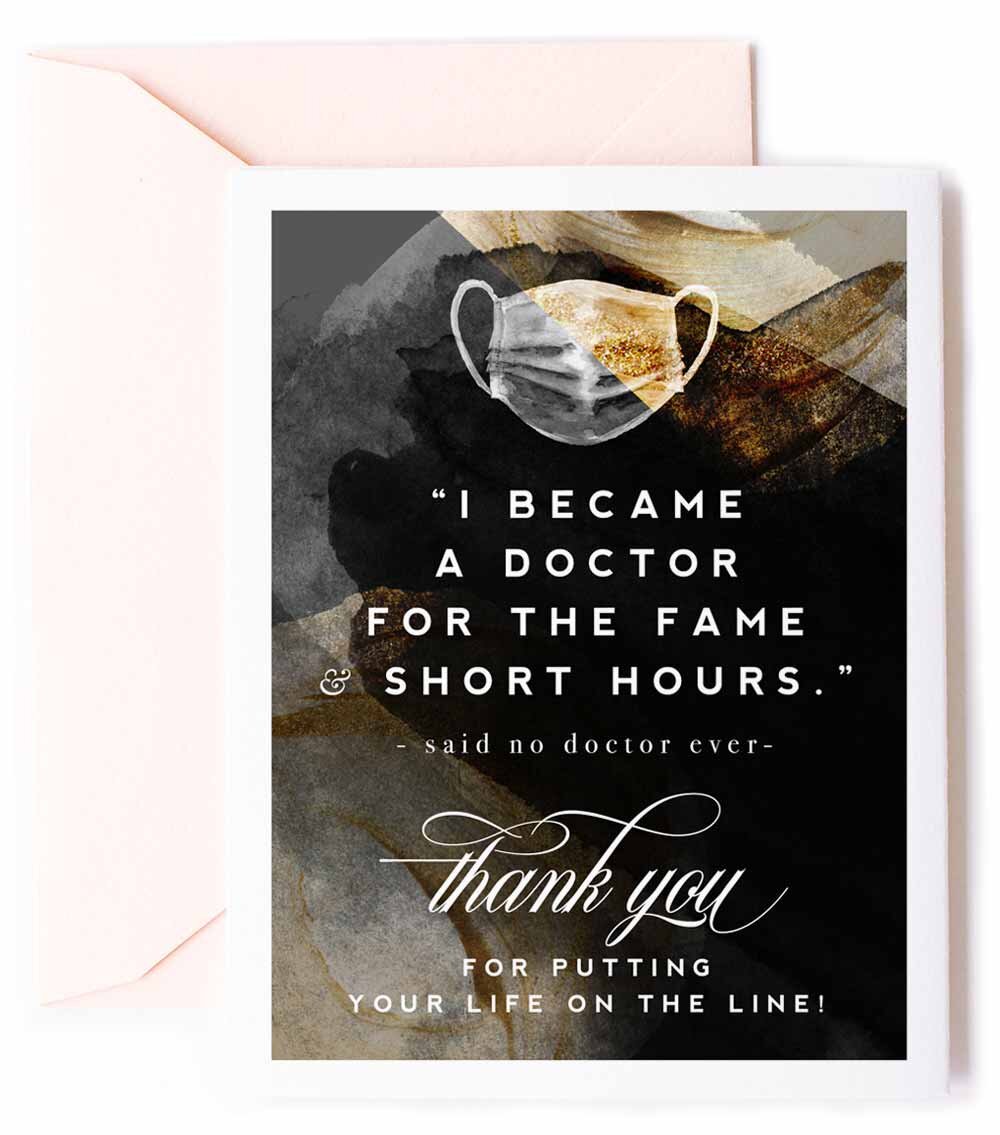 Doctor - Thank You Greeting Card