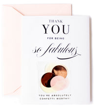 So Fabulous - Thank You (Confetti) Greeting Card