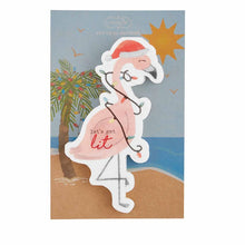 Flamingo Shaped Paper Christmas Napkins - Set of 20