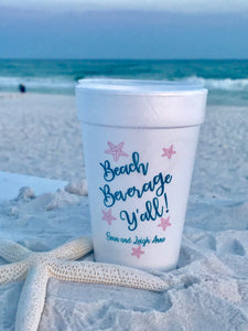 Beach Beverage - 20 oz. Styrofoam Cups