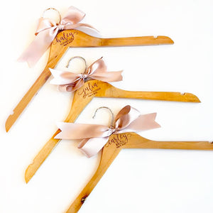 Personalized Bridal Party Wedding Hangers Frill Seekers Gifts Personalized Bridal Party Wedding Hangers Frill Seekers Gifts