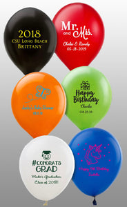 Personalized 12" Latex Balloons