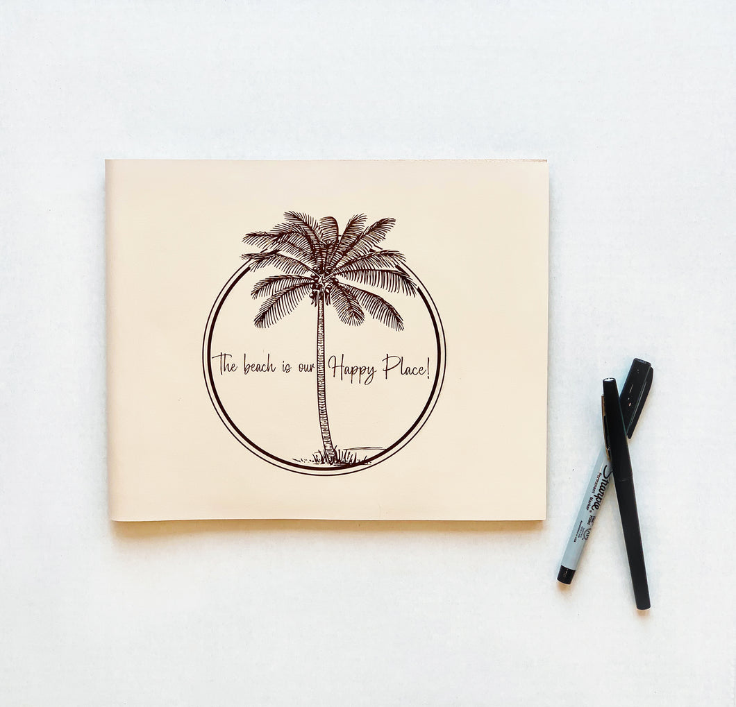 Palm Tree Guest Book