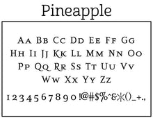Pineapple "From the Desk of..." Round Self-Inking Stamper or Embosser