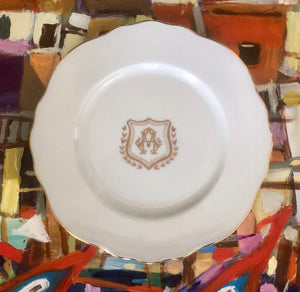 Porcelain Scallop Rim Dinnerware - 10.25" Dinner Plate