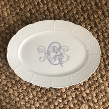 Porcelain 14" Basketweave Platter
