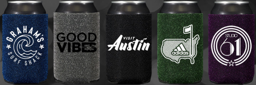 Glitter Can Cooler Huggie Koozies