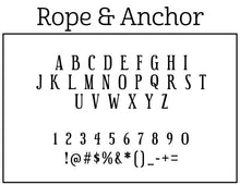 Rope & Anchor Couples Round Self-Inking Stamper or Embosser
