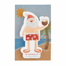 Santa Shaped Paper Christmas Napkins - Set of 20