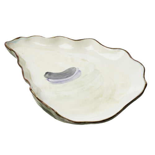 Large Seaside Oyster Plate