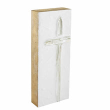 Hand-Painted Wood Block Cross Plaques