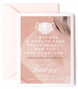 Health Care Professional - Thank You Greeting Card