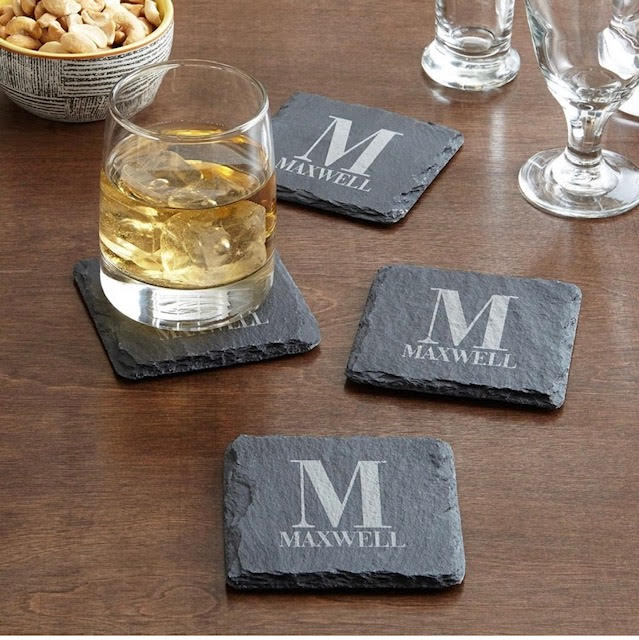Engraved Slate Coasters, Set of 4 – Frill Seekers Gifts