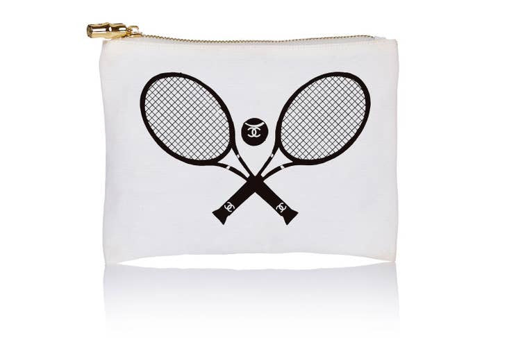Cosmetic Bag - CC Tennis Racket – Frill Seekers Gifts