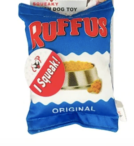 Plush Cat Pet Dog Toy, Ruffus Chips