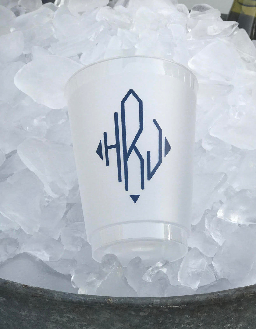 The Hunter Monogram 16 oz. Shatterproof Cup Set