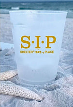 SIP Shelter In Place Shatterproof Cups, 16oz Bright Blue or Gold