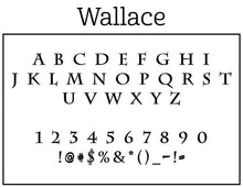 Wallace Family Name Round Self-Ink Stamper or Embosser