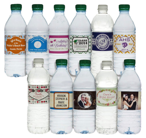 Water Bottle Labels