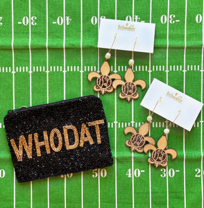 Who Dat Game Day Earrings